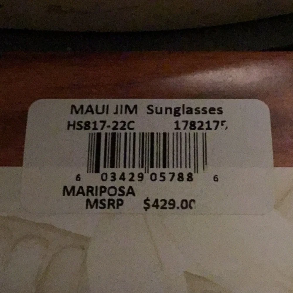 Maui Jim Mariposa HS817-22C Ivory with Gold HCL Bronze Polarized Sunglas… - Picture 4 of 4
